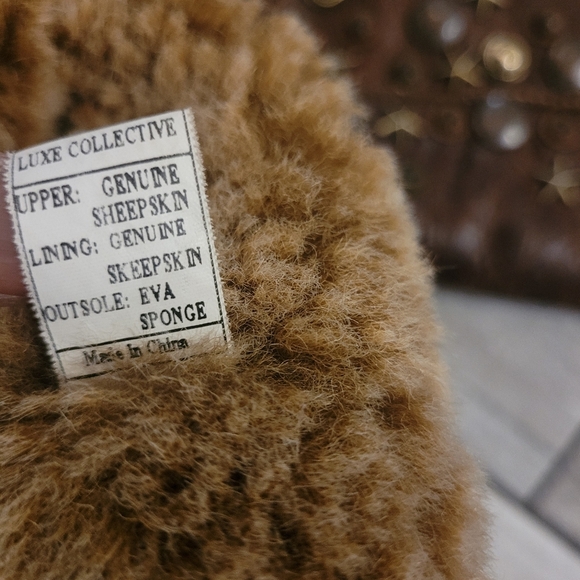 Australia Luxe Collective brown sheepskin Studded Knee-High Boots Women's 5 - Picture 8 of 16